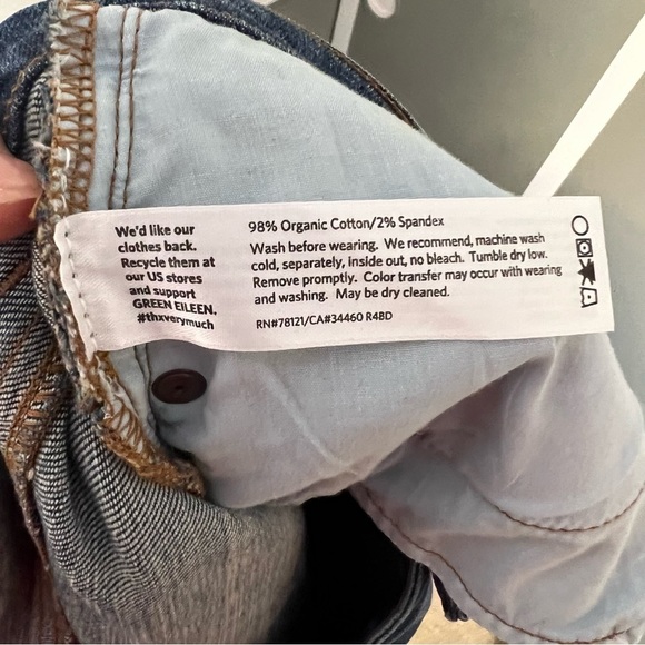 Eileen Fisher Straight Leg Jeans size 12 - Picture 2 of 5